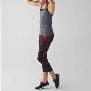 [Lululemon] All Sport Crop Back Spin Stroke Dashing Purple Athletic Pants